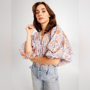 Charlie Top by Mille Size L Newport Floral